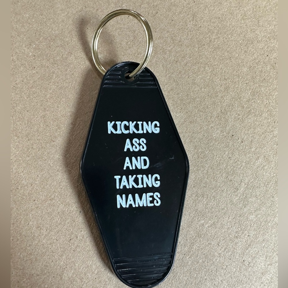 Hotel Key Style Key Chain